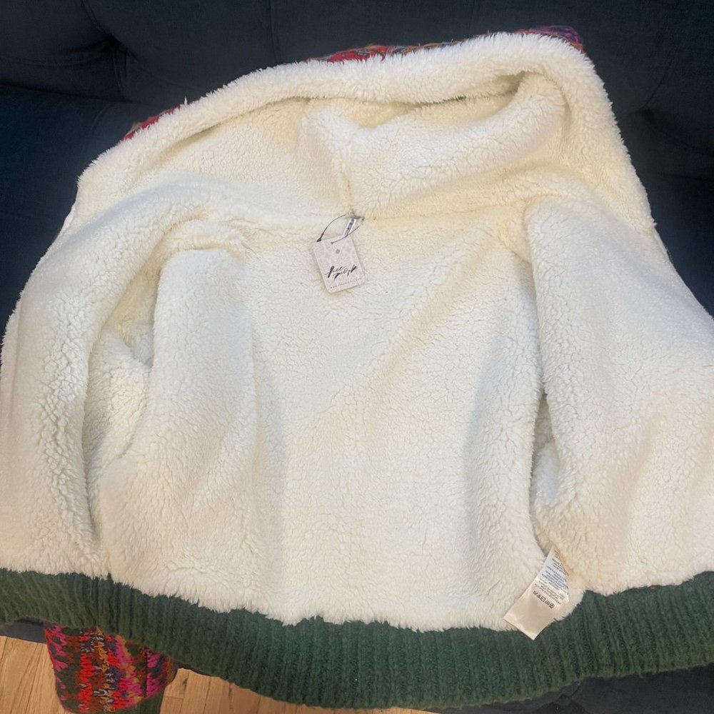 NWT Free People Rue Sweater Jacket XS $398. - Picture 15 of 15